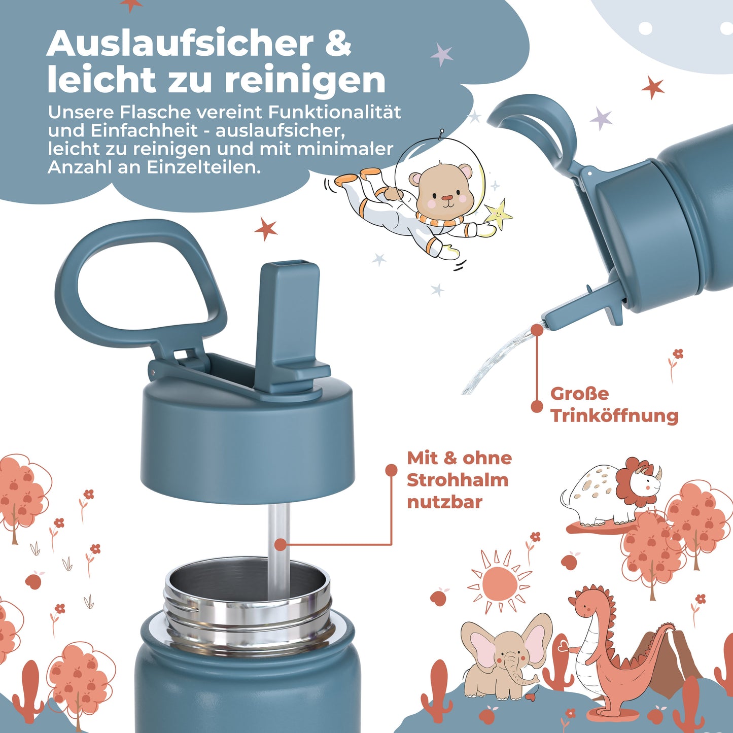 Bagger Bundle - Bento Box M & Trinkflasche 450ml & Isolierflasche 400ml