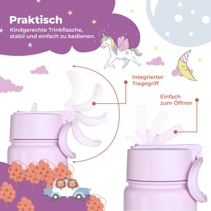 Unicorn Bundle - Bento Box M & Water Bottle 450ml & Insulated Bottle 400ml