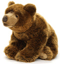 Peluche Ours Brun Assis