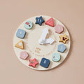 Houten klokpuzzel voor kinderen