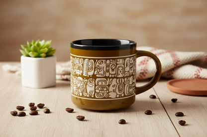 Mok met Maya-schrift (430 ml)