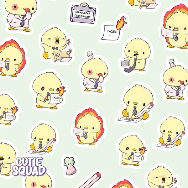 Corporate Clowns Sticker Sheets