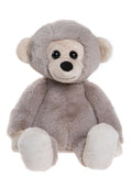 Peluche Bear & Me Singe Coquin Gris Galet