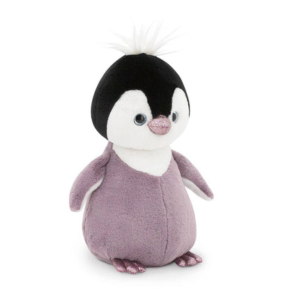 Peluche de pingouin Fluffy, couleur lilas, 35 cm, 0+
