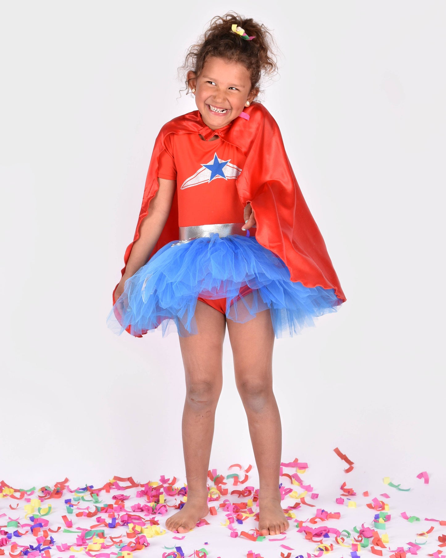 Super Wondergirl with Cape 110-116 cm 4-6 years