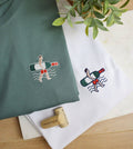 T-Shirt Brodé Surf Vin