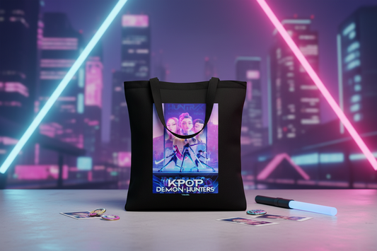 K-POP Demon Hunters Tote Bag - Main Poster