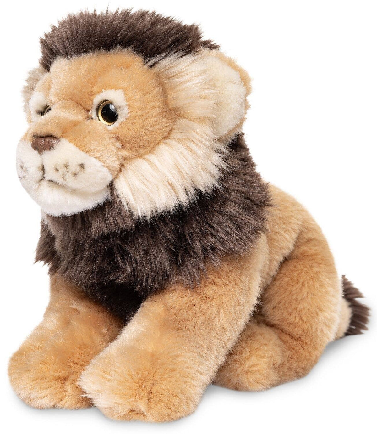 Lying lion plush