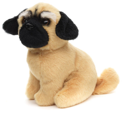 Pug plush sitting