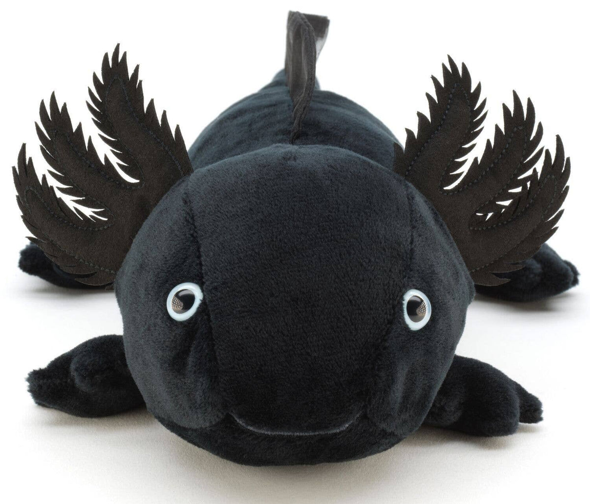 Black axolotl plush