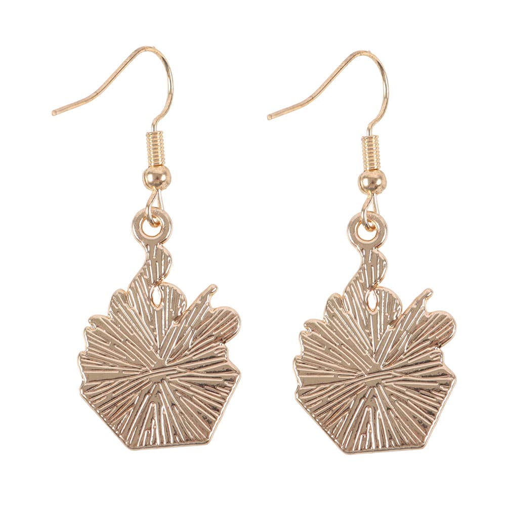 Dice on Fire Earrings