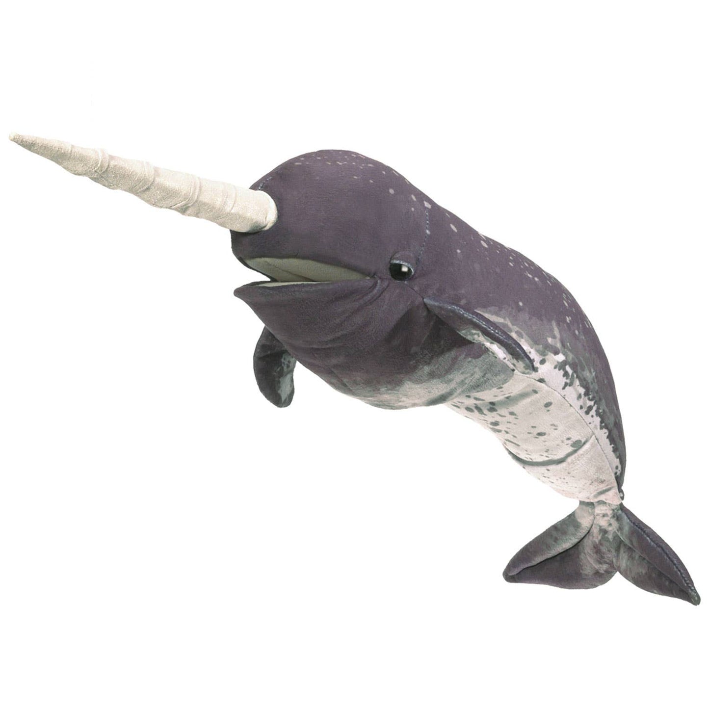 Marionnette à main Narwhal 3105/ Narwhal Folkmanis réaliste