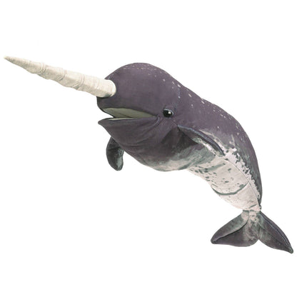 Marionnette à main Narwhal 3105/ Narwhal Folkmanis réaliste
