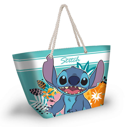 Sac de Plage Soleil Disney Lilo & Stitch « Tropic » – Bleu