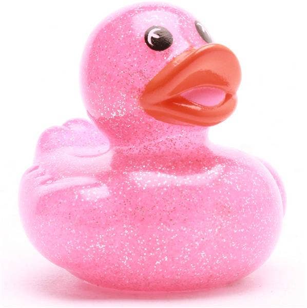 Mini Glitter Duck - pink
