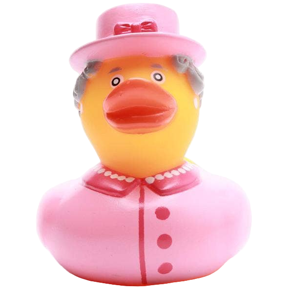 Queen Elizabeth II Duck - Pink