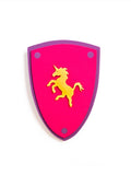 Bouclier Softik Rose avec Licorne