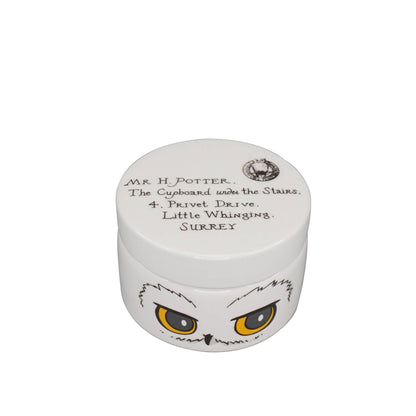 Harry Potter Ceramic Round Box - Hedwig