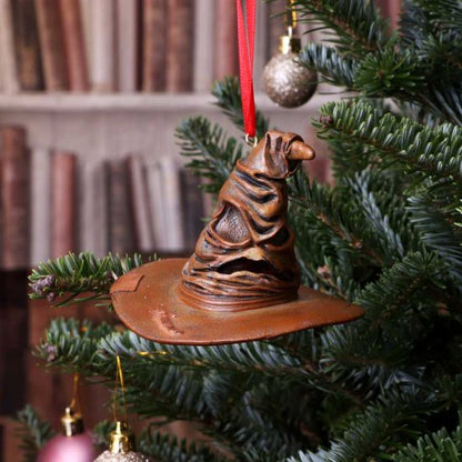 decoration de noel harry potter choixpeau nemesis now