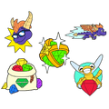 Set de pin's Spyro