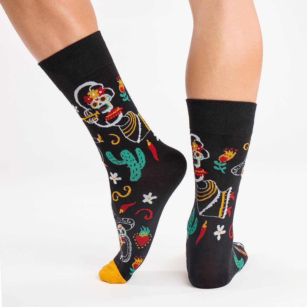 Unisex seamless cotton Mariachi socks