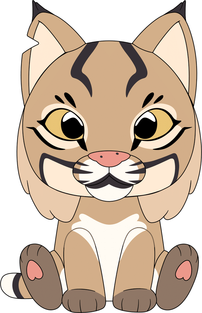 Meemie the Bobcat Plush (9in)