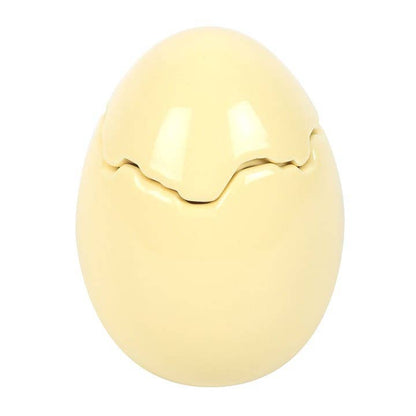 Citrus/ginger egg-shaped candle