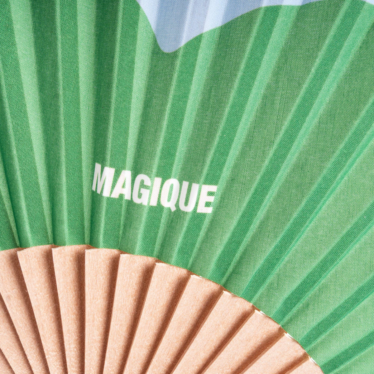 Green “Magic” Floral Macro Fan