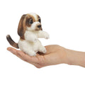 Vingerpoppetje van een hond