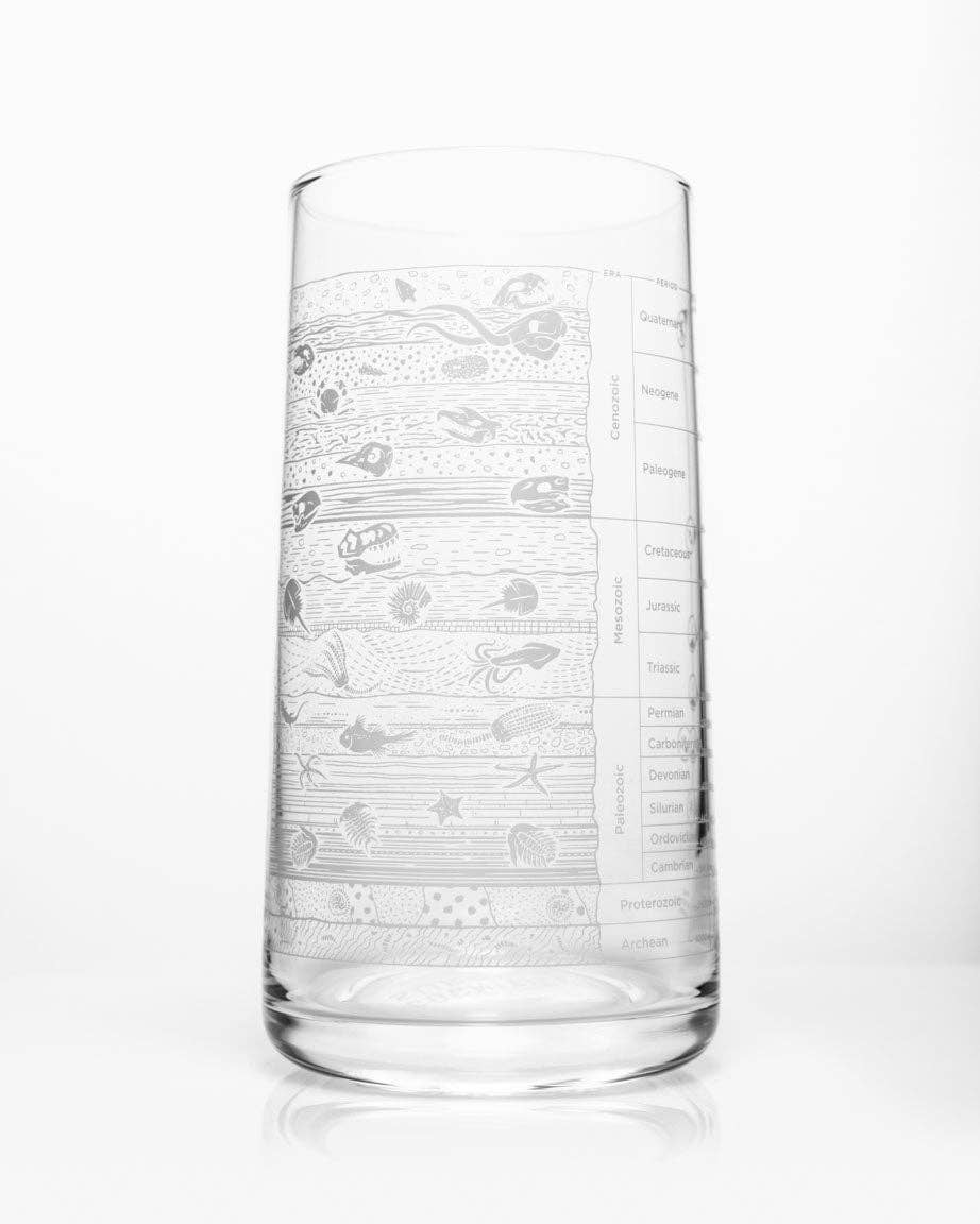 Verre à Boire – Échantillon de Carotte Stratigraphique