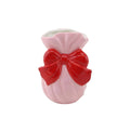Vaas - Kom - Dolomiet - Roze/Rood - 11x10x16cm