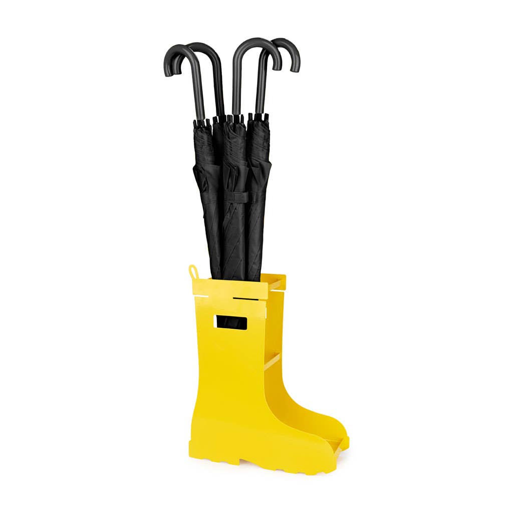 Umbrella stand Yellow rain boots