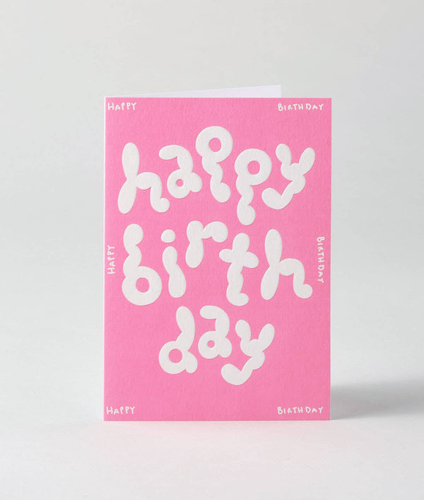 "Happy Birthday" card