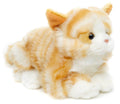 Peluche Chat Couché aux Dents Brunes