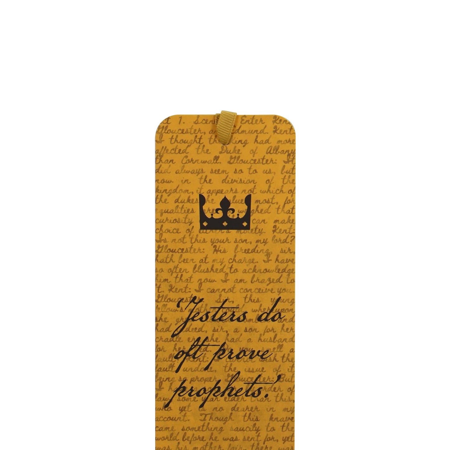 Shakespeare King Lear Paper Bookmark