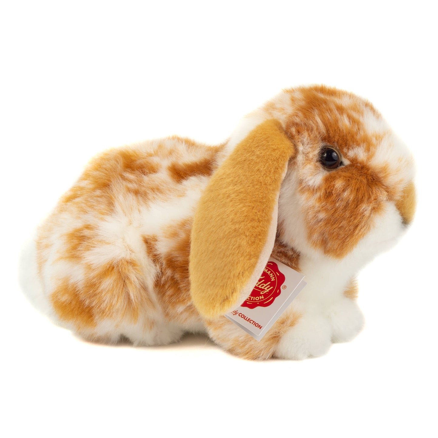 Peluche Lapin bélier beige clair et blanc