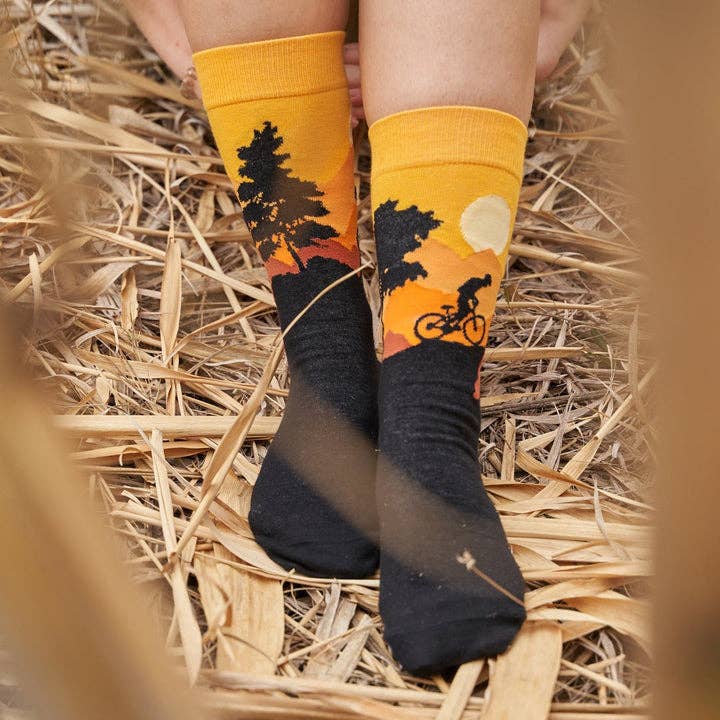Mismatched MTB Cycling Socks