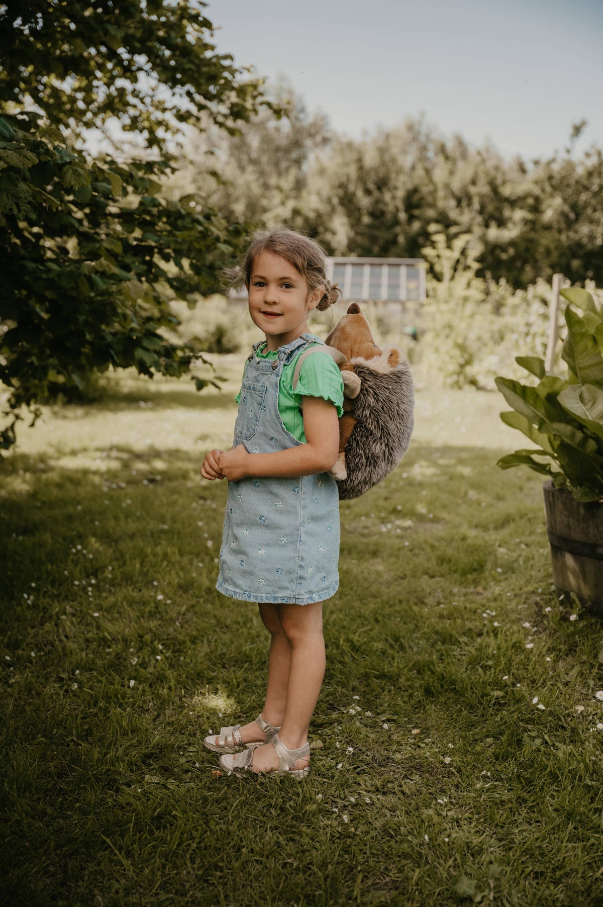 Hedgehog Kids' Plush Backpack