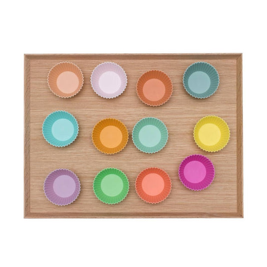 Brights muffin tins