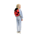 Ladybug plush backpack for kids
