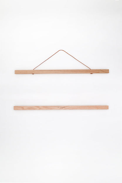Oak Wooden Magnetic Hanger for posters