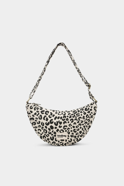 Sac banane Andrea Léopard écru