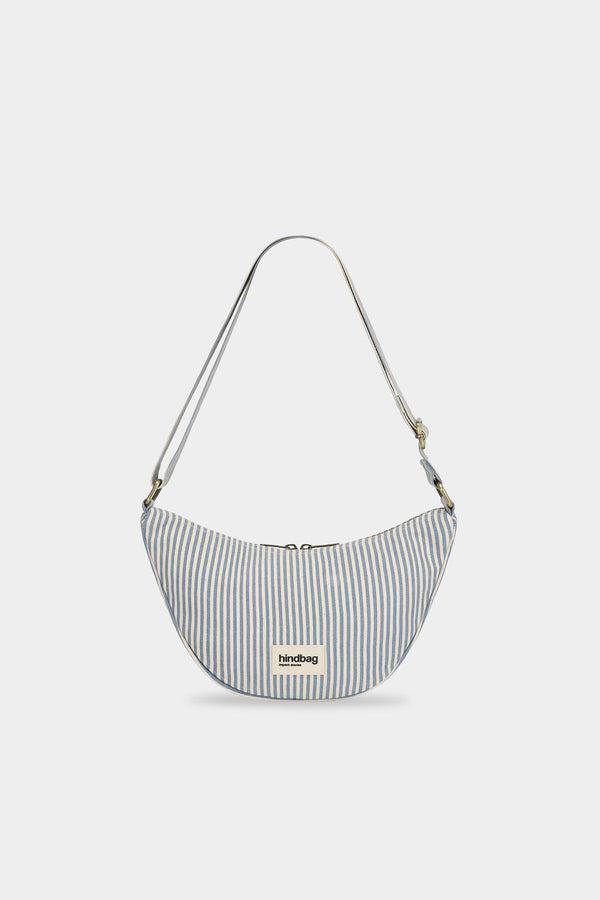 Andrea Striped Blue Fanny Pack