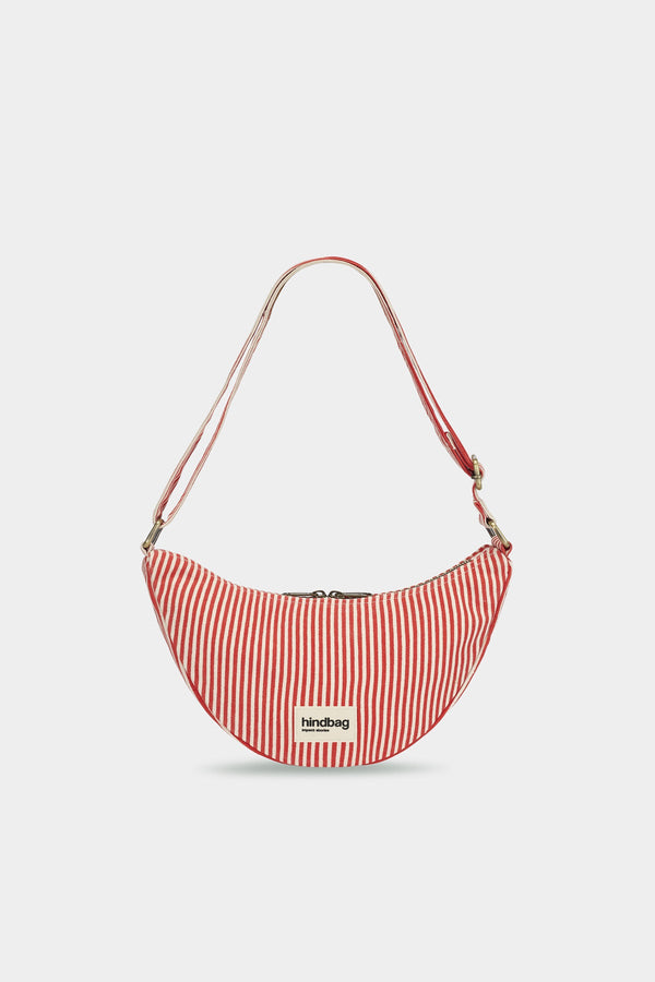 Sac Banane Andrea Rayures rouge