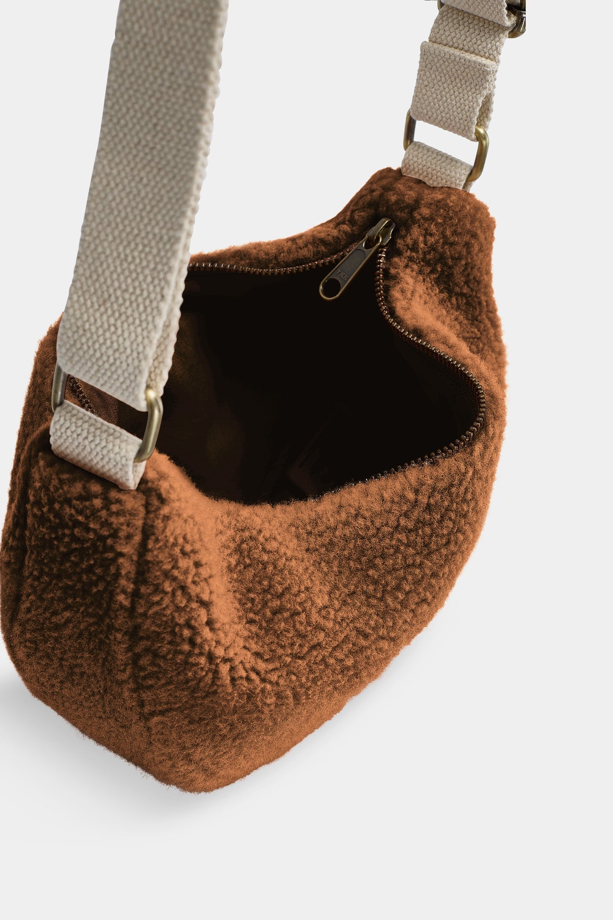 Sac banane Andrea Teddy Brun