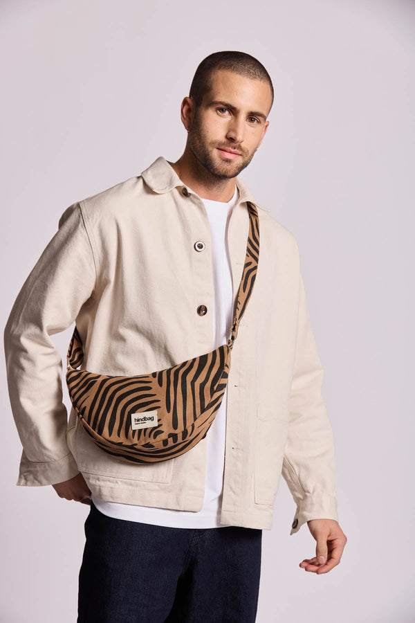 Andrea Fanny Pack Zebra Cinnamon