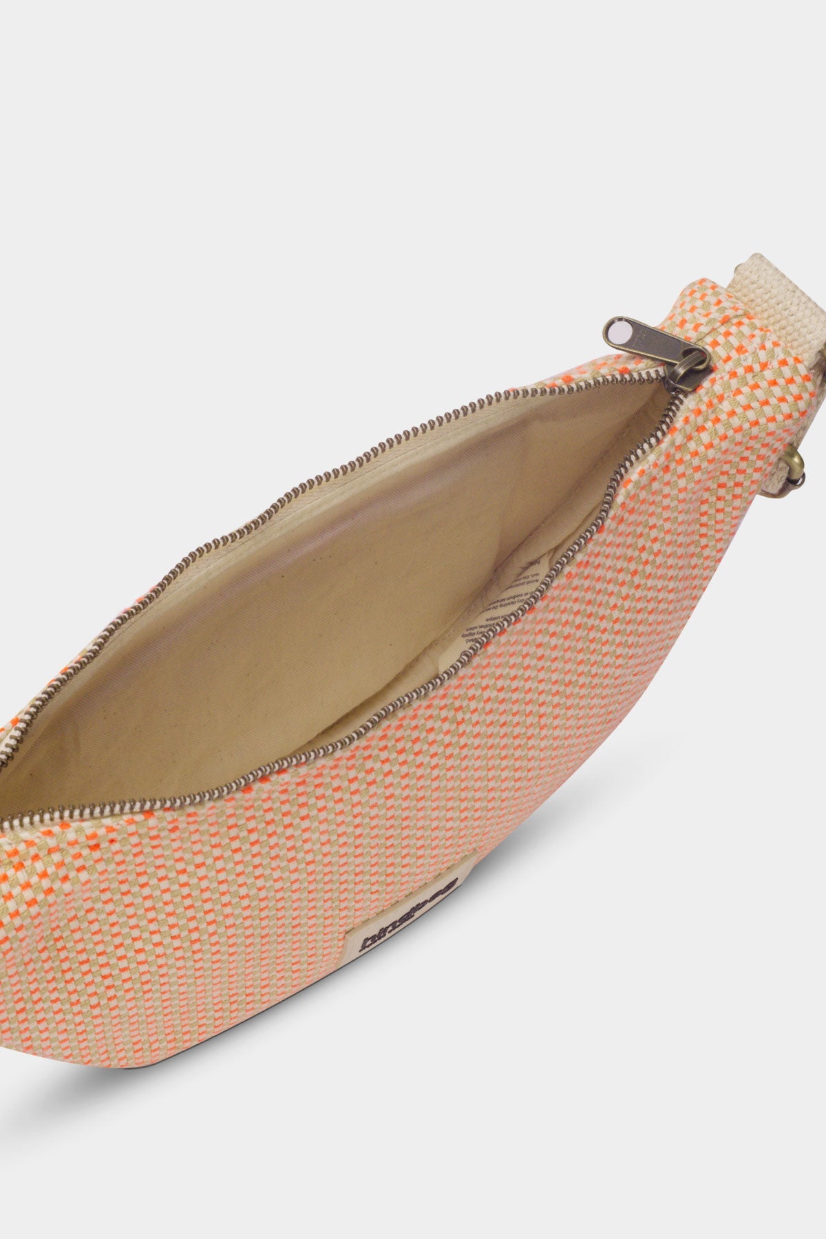 Sac banane Andrea Tressage corail
