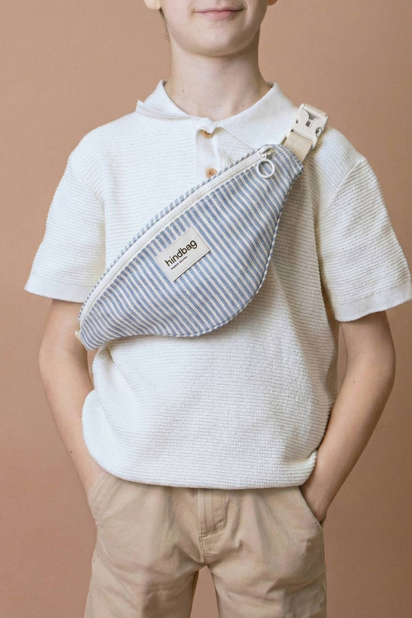 Augustin Kids' Blue Striped Belt Bag