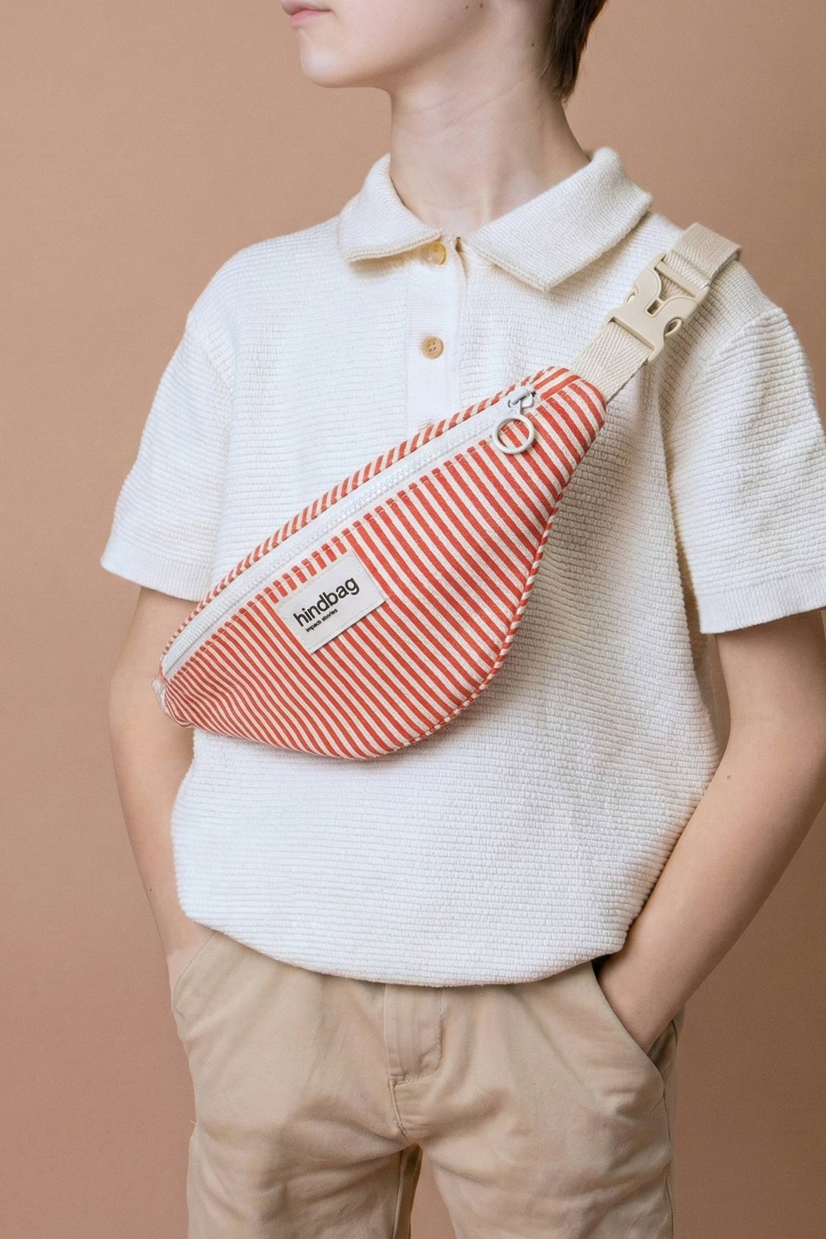 Augustin Red Stripe Kids' Fanny Pack