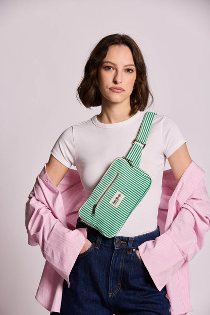 Sac banane Harry Rayures vert